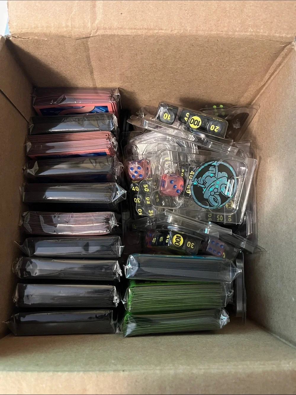 Pokemon TCG Card Game Accessory Pack- Card sleeves & dice set